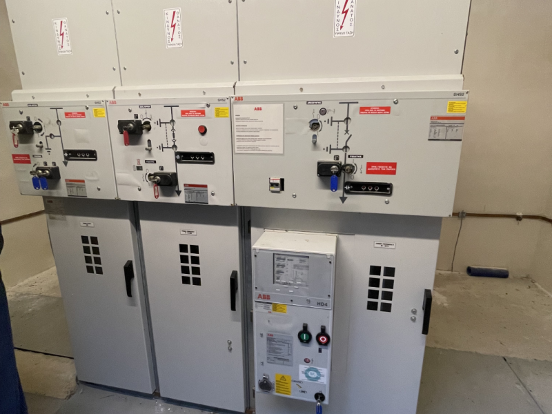 Maintenance of medium voltage cells at Souda Naval Base
