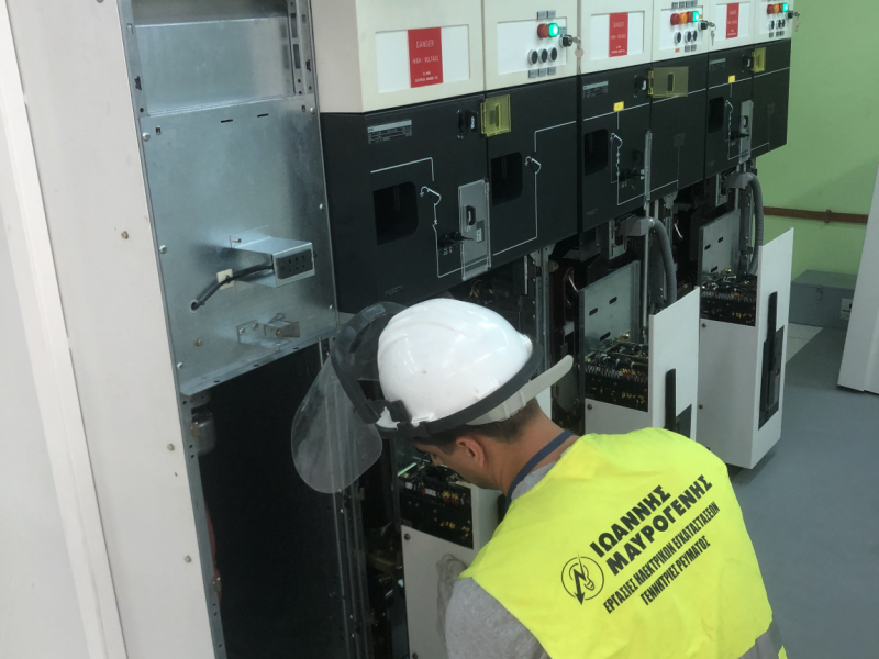 Substation maintenance works